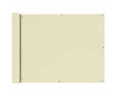 vidaXL Tenda da sole per balcone in tessuto Oxford 90 x 600 cm crema