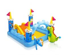 Piscina gonfiabile bambini Intex 57138 Fantasy Castle castello gioc...