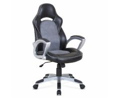 Poltrona racing sedia ufficio sportiva gaming ecopelle ergonomica E...