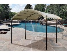 Gazebo 3x4 metri copertura auto bar giardino acciaio ONDA