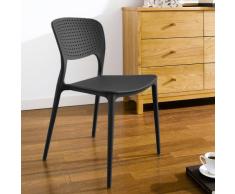 Sedia cucina bar polipropilene impilabile esterno interno GARDEN