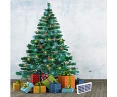Albero di Natale artificiale sintetico CORTINA 210cm con luci led ...