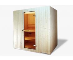 Sauna in Legno Sirio con Stufa e Centralina Digitale Made in Italy