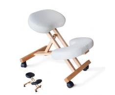 Sedia legno ortopedica sgabello svedese ufficio ergonomica schiena
