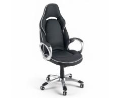 Poltrona racing sedia ufficio sportiva gaming ecopelle ergonomica C...