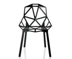 4 Sedie bar giardino cucina Polipropilene design moderno HEXAGONAL
