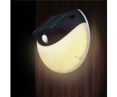 Lampada applique solare led muro giardino esterni MOON