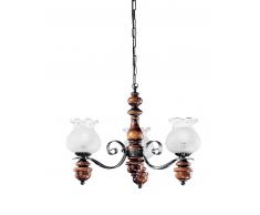 lampadario ferro battuto