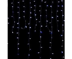 tenda sfalsata 600led bianchi