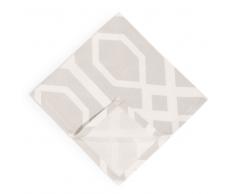 4 tovaglioli grigi in cotone 40 x 40 cm VERA