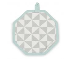 Presina in cotone blu/grigia ELUA