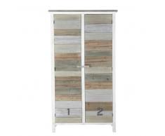 Armadio bianco in legno L 110 cm Noirmoutier