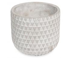 Portavaso a motivi in cemento MULTI-TRIANGLES