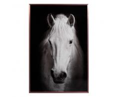 Quadro cavallo bianco 52 x 72 cm COOPER