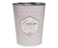 Cestino per la carta in metallo H 26 cm FASHION STYLE