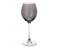 Bicchiere da acqua in vetro colorato grigio