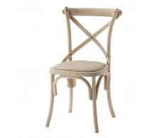 Sedia in rattan e betulla Tradition