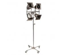 Lampadario 4 spot orientabile in metallo H 197 cm TAYLOR