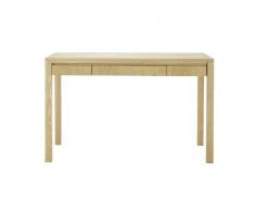 Scrivania di design in massello di quercia L 125 cm Danube