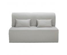 Fodera grigio chiaro in cotone per divano letto Elliot