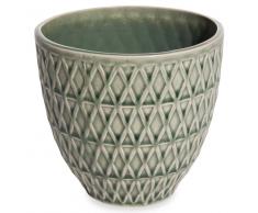 Portavaso verde in ceramica URBAN GARDEN