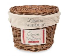 Cestino porta cipolle in vimini FAUBOURG