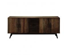 Credenza bassa in legno riciclato L 192 cm Wooden