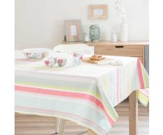 Tovaglia rigata in cotone 150 x 350 cm CALYPSO
