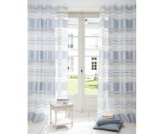 Tenda in tessuto blu 140 x 250 cm CHATEL