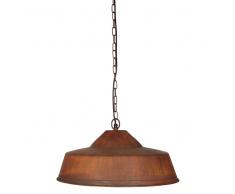 Lampada a sospensione color ruggine in metallo D.44cm ASHTON
