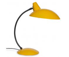 Lampada da tavolo gialla in metallo ELINA
