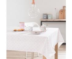 Tovaglia rosa in cotone 150 x 250 cm VERA