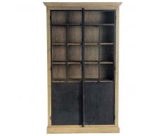 Vetrina in legno riciclato L 130 cm Voltaire