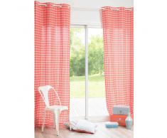 Tenda rossa in cotone105 x 250 cm MARINA