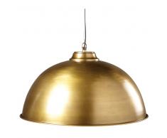 Lampada a sospensione in metallo dorato effetto anticato D.60cm EXPLORER