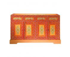 Credenza multicolore in massello di mango L 144 cm Roulotte