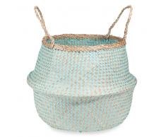 Cesto thailandese verde menta in vimini MINT