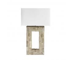 Lampada da tavolo in legno Nil