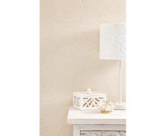 Carta da parati su tessuto non tessuto grigio con motivo H 10,05 m x L 0,53 m WHITE ISLAND