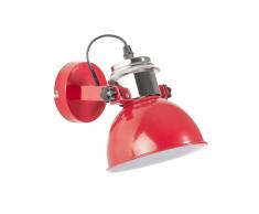 Applique in metallo rosso H 19 cm SOHO