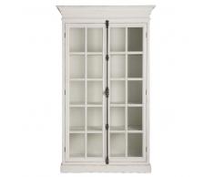Vetrina bianca in olmo L 126 cm Castellane