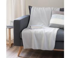 Plaid grigio chiaro in pile 130 x 170 cm POLAR