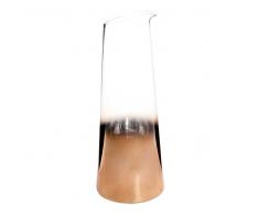 Caraffa in vetro ramato effetto sfumato