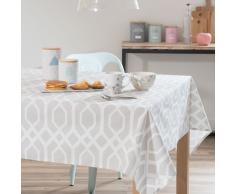 Tovaglia grigia in cotone 150 x 250 cm VERA