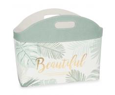 Portariviste verde con motivi a foglie BEAUTIFUL SUMMER