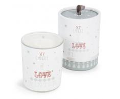 Candela H 8 cm LOVE WINTER
