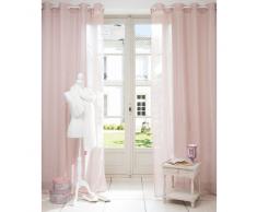 Tenda rosa in tessuto con occhielli 140 x 250 cm BEAUNE