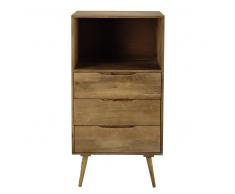Cassettone alto vintage in mango L 60 cm Trocadero