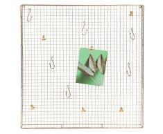 Bacheca per foto in metallo dorato 61x61cm MOODBOARD