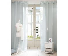 Tenda blu in tessuto con occhielli 140 x 250 cm BEAUNE